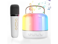 Mini máquina de karaoke para niños y adultos, altavoz Bluetooth portátil con micrófono inalámbrico, ideal para fiestas de cumpleaños de niñas de 4 a 11 años, Chennnls