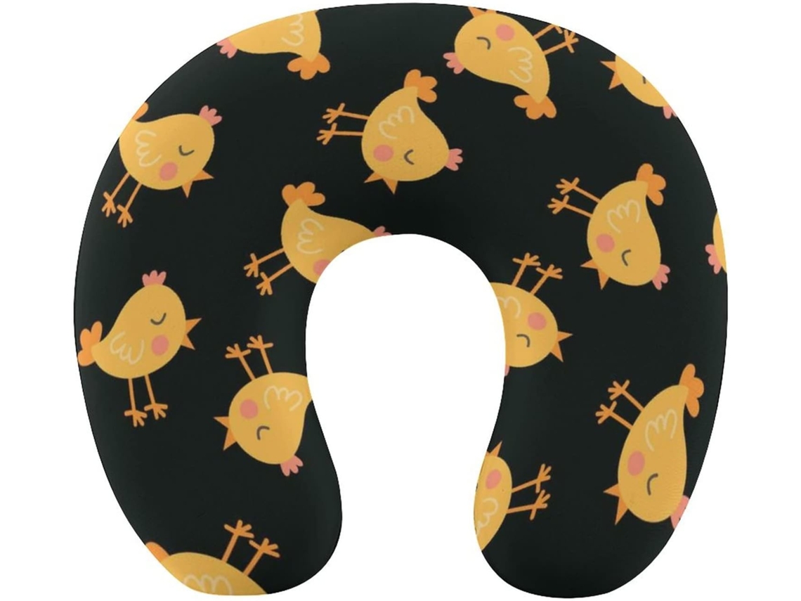 Almohada Barbilla Viaje, Súper Espuma Viscoelástica Viscoelástica Fácil Relajación Cómodos Familia.brfácil