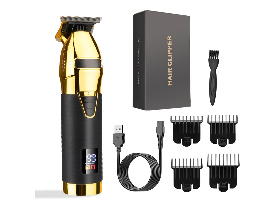 Corta Máquina Cabelo Recarregavel S9 Henten Home Dorado