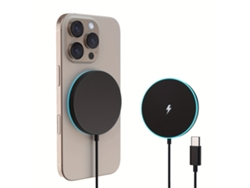 Cargador Inalámbrico Magnético De 15 W, Compatible Con Iphone 17/16/15/14/13/12. Compatible Con La Tecnología De Carga Rápida Magsafe.