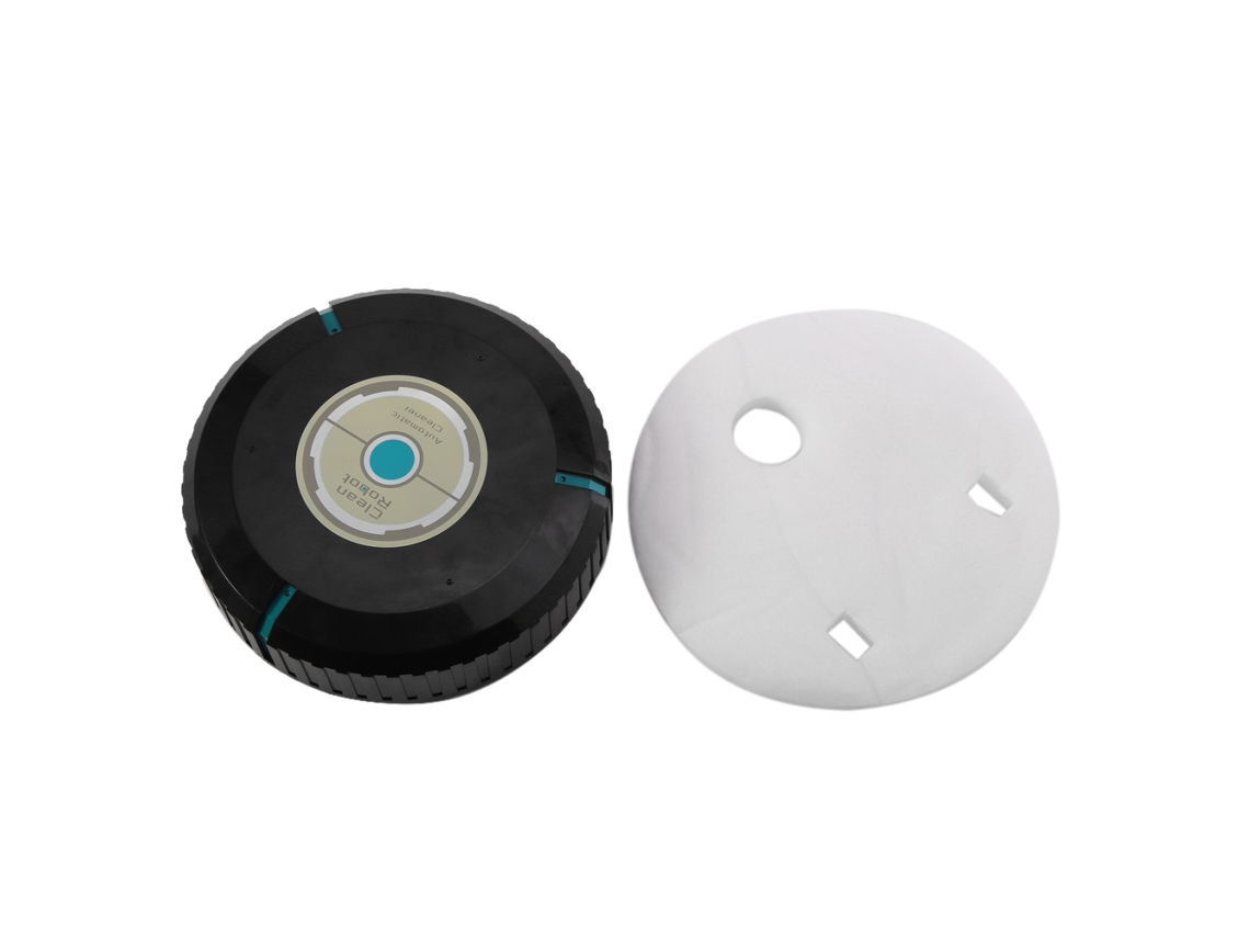 JILLIOPER Aspiradora Robótica Inteligente Automática con Batería para Limpieza del Hogar Negro