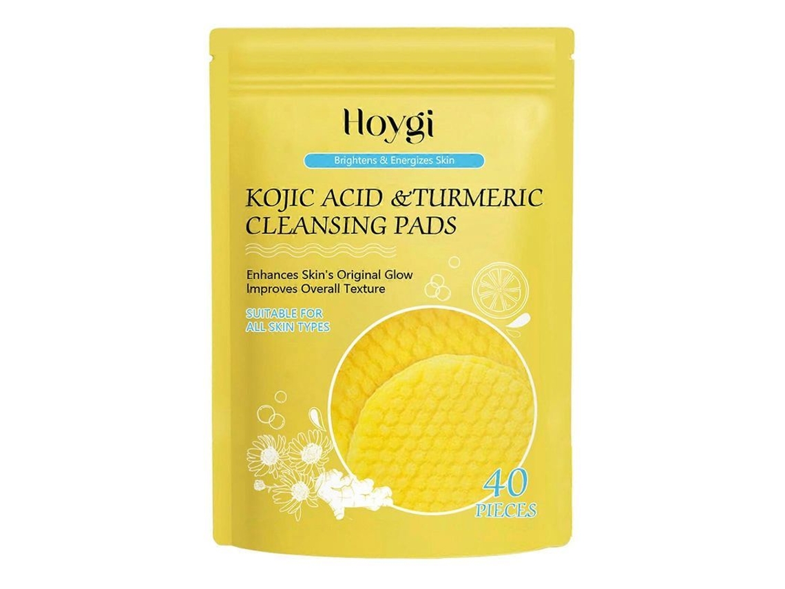 Discos Exfoliantes De Ácido Kójico Y Cúrcuma (40-120 Unidades) Para Todo Tipo De Piel, Aclaran Manchas Oscuras, Tratan El Acné Y Blanquean La Piel.
