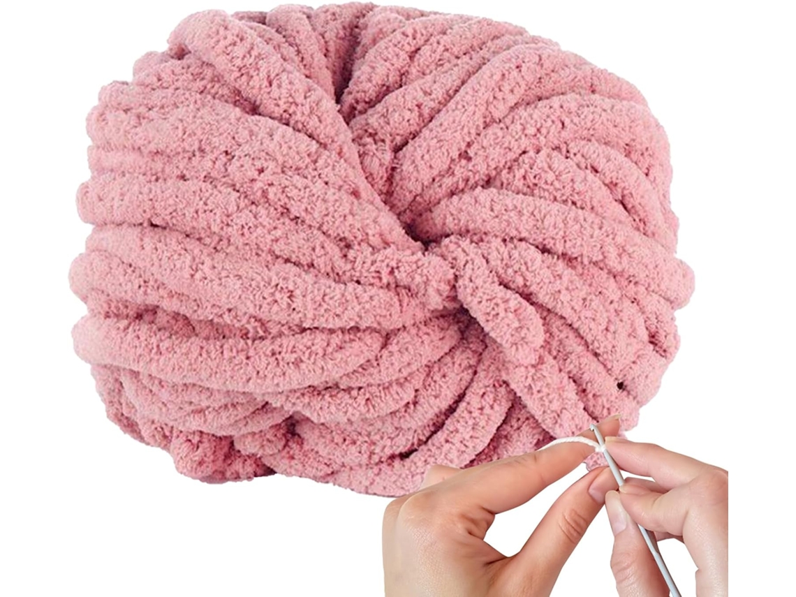 Hilo De Chenilla Para Ganchillo | Hilo Grueso De 25 M. Materiales Para Cestería, Bufandas Y Gorros.