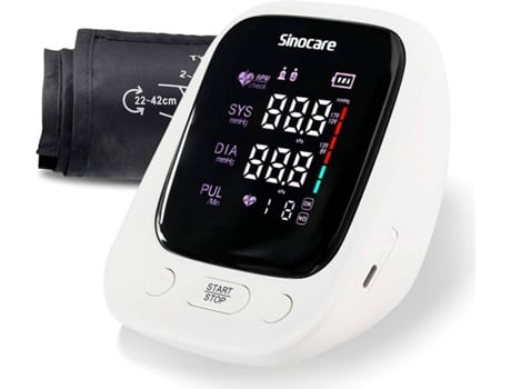 Tensiómetro de Brazo SINOCARE Uz0 Blanco