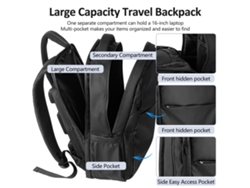 Mochila Lixada con ventilador USB, nevera portátil impermeable.