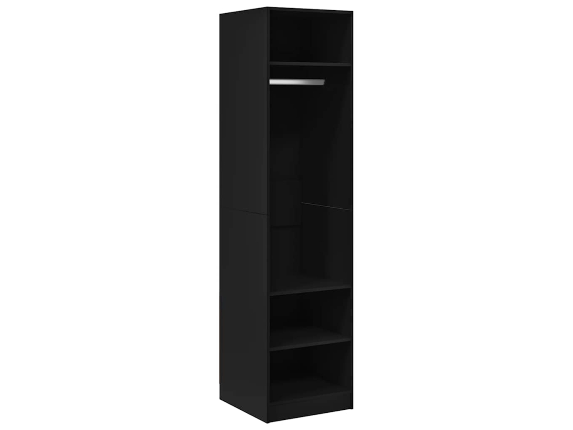 Armario 50x50x200 cm Derivados de Madera Negro MAISON EXCLUSIVE