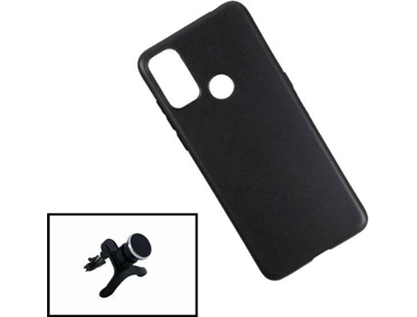 Kit Soporte y Funda Alcatel 1s (2021) PHONECARE Negro