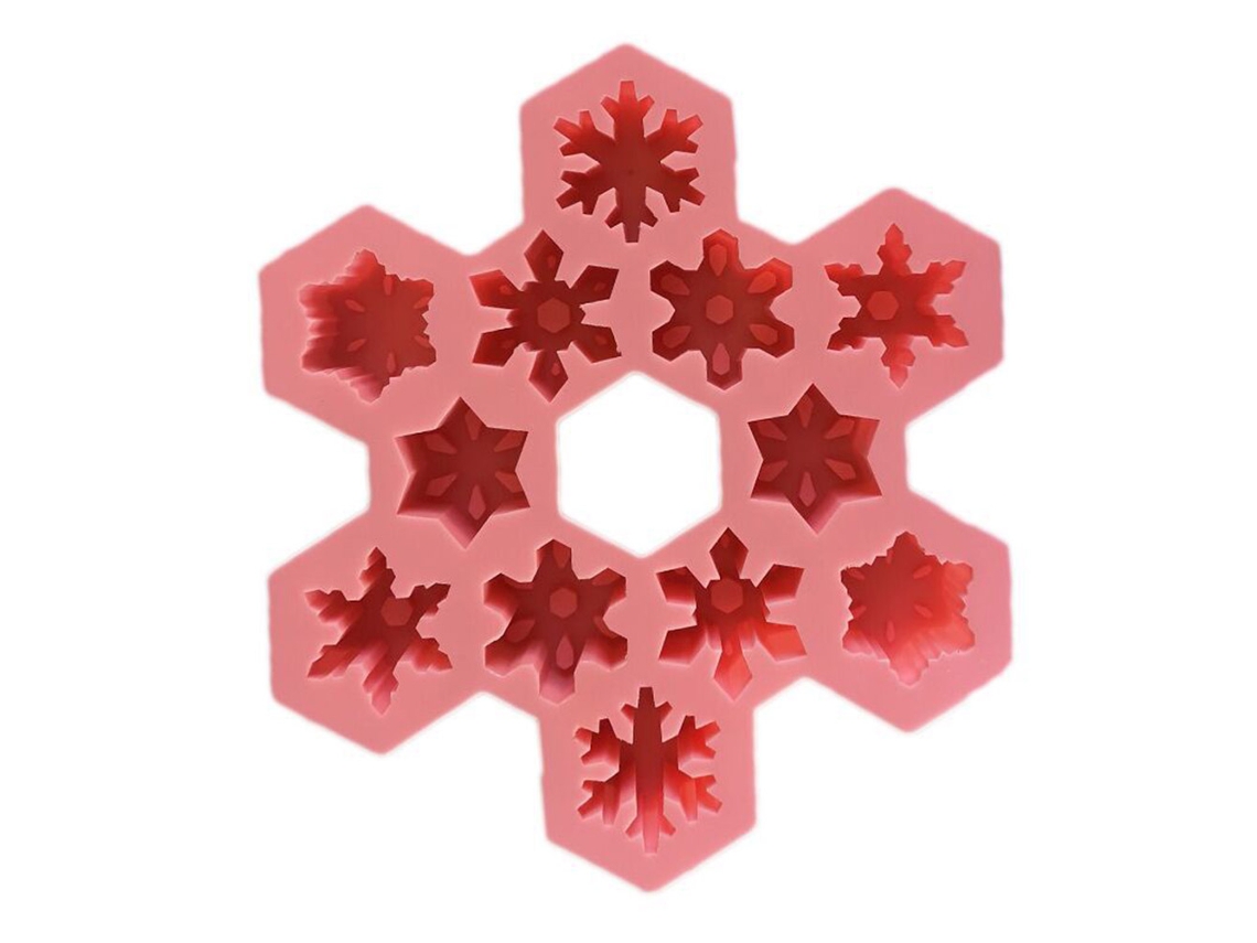 Molde De Silicona Para Pasteles Con 12 Cavidades, Ideal Para Hacer Chocolate Y Pasteles, Color Rosa, Certificado Por La Fda/lfgb, De -40 °c A 230 °c.
