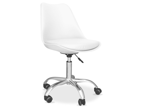 Silla de Oficina con Ruedas Silla de Secretariado Giratoria Tulip ICONIK INTERIOR