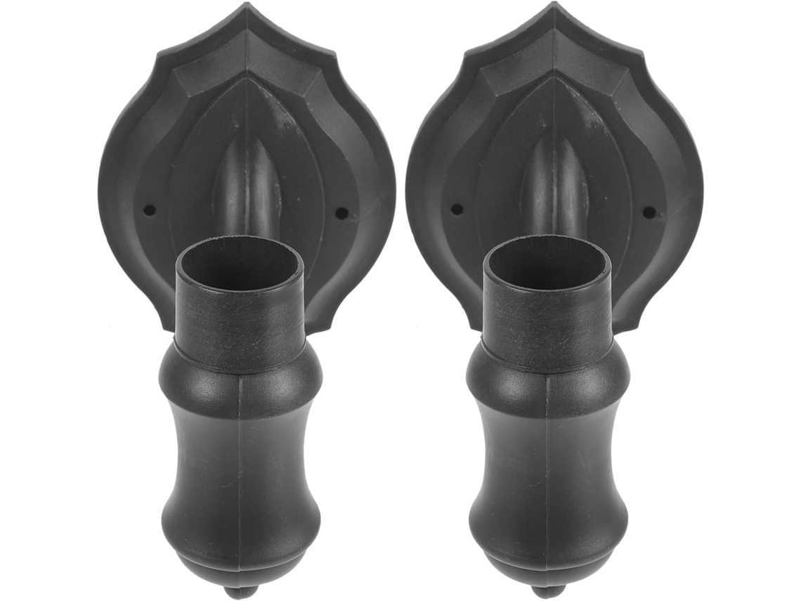 Juego De 2 Lámparas De Pared Modernas De Plástico