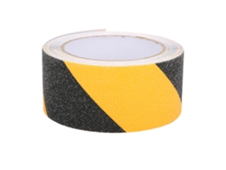 Cinta Antideslizante De Pvc, Amarilla Y Negra, Sombreada, Impermeable, 50 Mm X 5 M