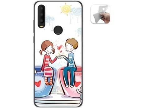 Carcasa Alcatel 3X 2020 TUMUNDOSMARTPHONE Café Multicolor
