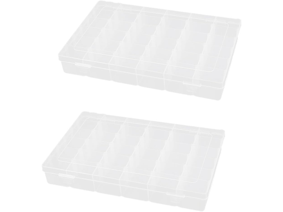 Piezas De Plástico Transparente, Contenedor De Almacenamiento
