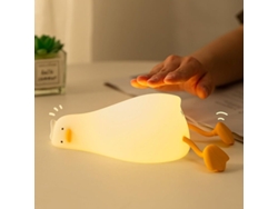 Lámpara De Noche Con Forma De Pato, Luz Nocturna Led De Silicona Con Forma De Pato.