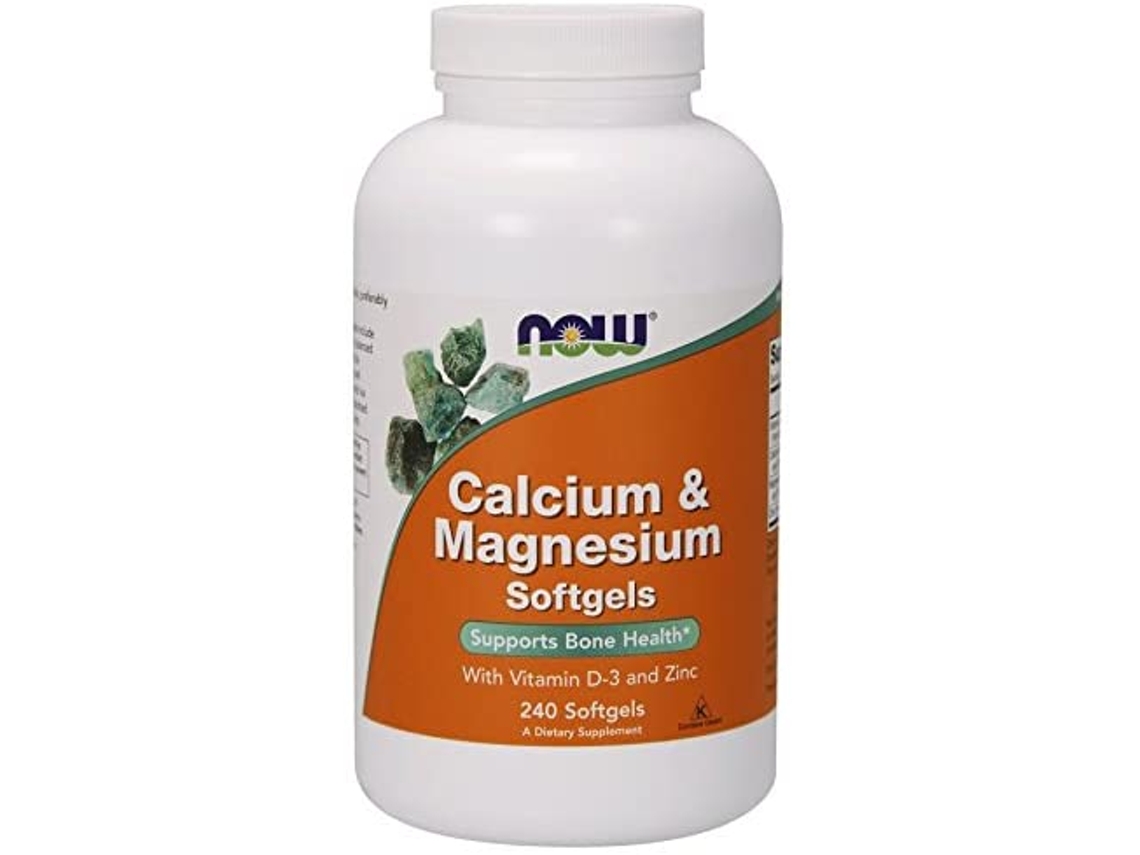 Calcium & Magnesium 240 Softgels NOW FOODS