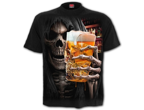 Camiseta Live Loud SPIRAL (M - Algodn - Negro)