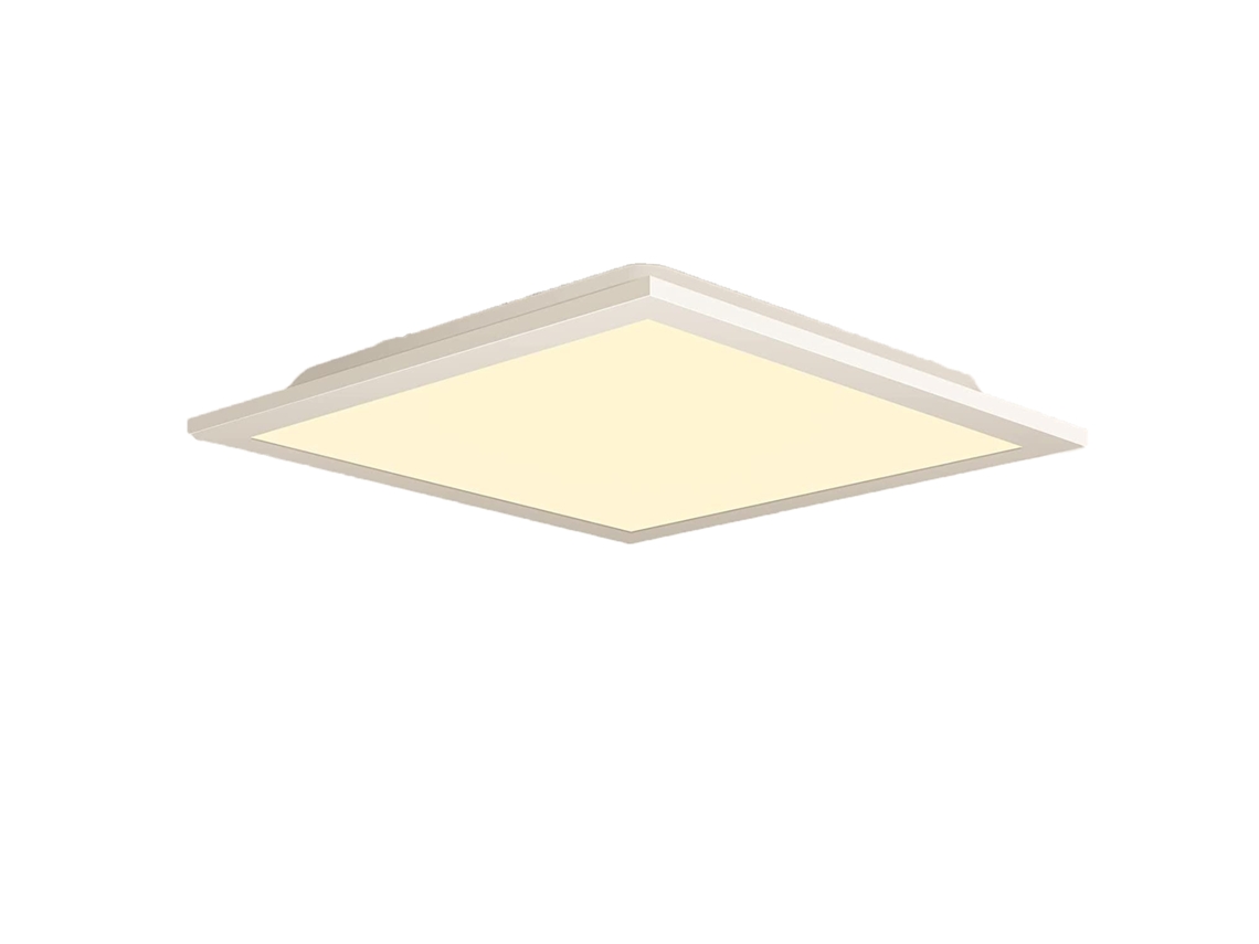Lámpara de Techo Led para Salón Panel Blanco Plano 60*60 Cm 40W Lámpara de Techo Rectangular 3000K NETTLIFE