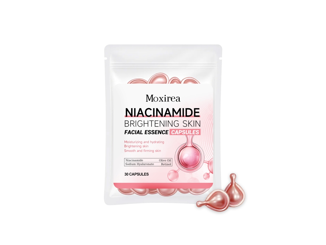 Cápsulas de esencia facial con niacinamida