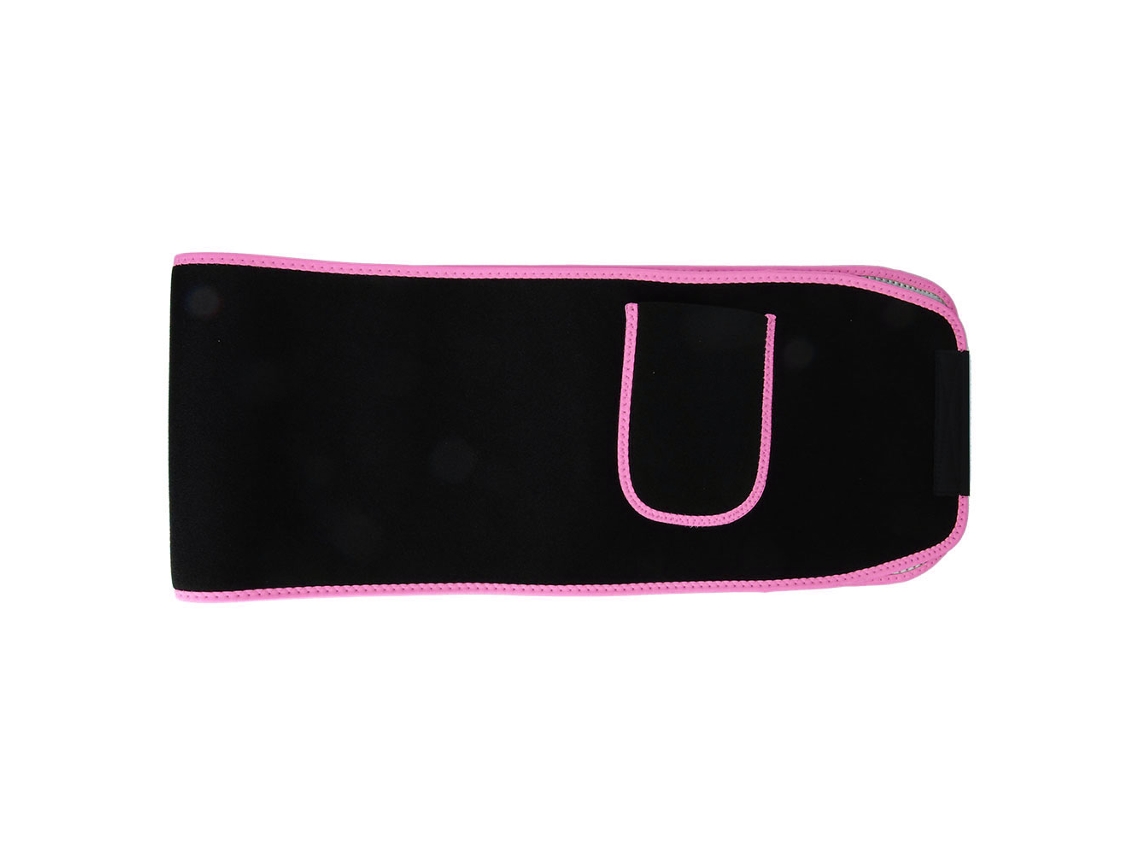 Faja moldeadora de cintura unisex con revestimiento de nanoplata para perder peso y quemar grasa (rosa, talla S)