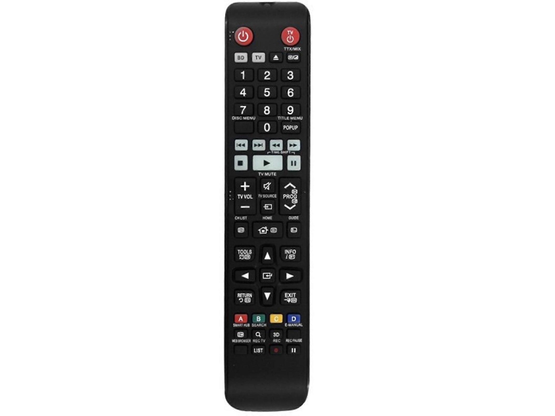 Control remoto minimalista con botones modelo AK59 00176a para sistemas de entretenimiento doméstico Blu-ray H8500 y H8900