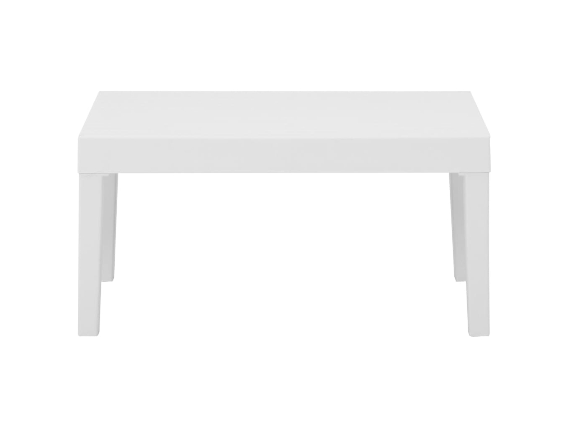Maison Exclusive - Mesita De Jardín De Plástico Blanco
