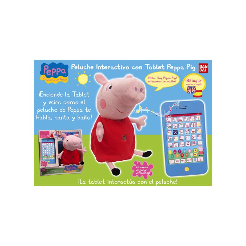 Peppa Pig Peluche Interactivo Con Tablet Worten.es