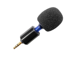Mini micrófono de condensador para grabación de video, ideal para entrevistas y vlogs con cámaras réflex. Nostalgia88 (negro).