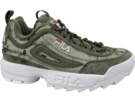 Botas FILA Cuero de Gamuza Mujer (37 - Verde)