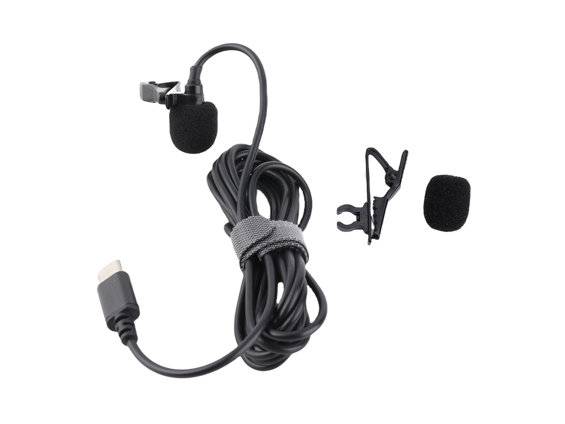 Micrófono Lavalier Usb C, Micrófono Lapel Cableado Para Smartphone Y Entrevistas