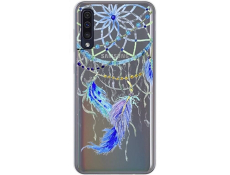 Carcasa Samsung Galaxy A50 / A50s TUMUNDOSMARTPHONE Plumas Multicolor