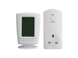 Termostato Inalámbrico Programable Con Mando A Distancia, Pantalla Lcd, Enchufe Británico, 250 V 13 A, 3250 W