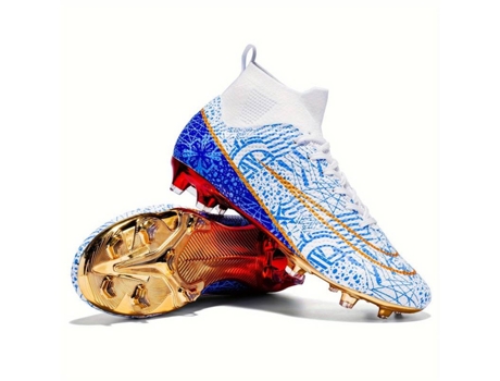 Botas de fútbol de Niño para Fútbol NISSGU Fg Executive Antideslizante Transpirable Uso Profesional Piel Sintética (38)