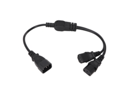Adaptador De Alimentación Del Servidor Ups (salida De Uno A Dos C14 A Doble C13)