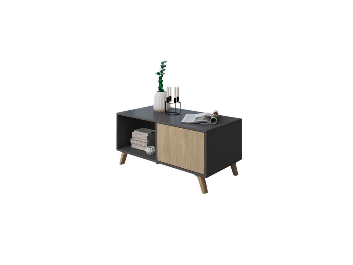 Mesa de centro Wind Gris Antracita - Puccini 91,5 x 45 x 49,6 cm