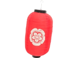 Linterna De Tela Impermeable Para Jardín, Roja