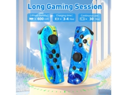 Mando Joy-Con de Nintendo Switch (morado y naranja)
