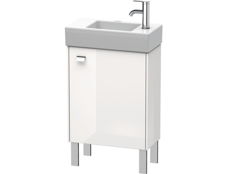 Mueble bajo lavabo DURAVIT Brioso de 48,4 x 23,9 cm 1 puerta con bisagra a la derecha 1 balda de cristal para lavabo Vero Air 072450