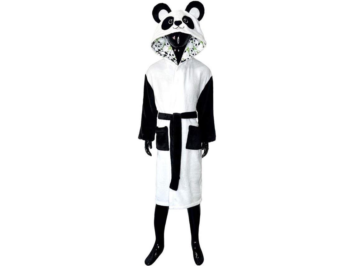 Disfraz Albornoz Paco Panda para adulto
