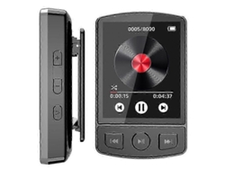 Reproductor MP3 con radio FM, pantalla táctil, Walkman portátil, Bluetooth 5.2, compatible con libros electrónicos, grabación de deportes, reproductor de música y vídeo - Nuevo
