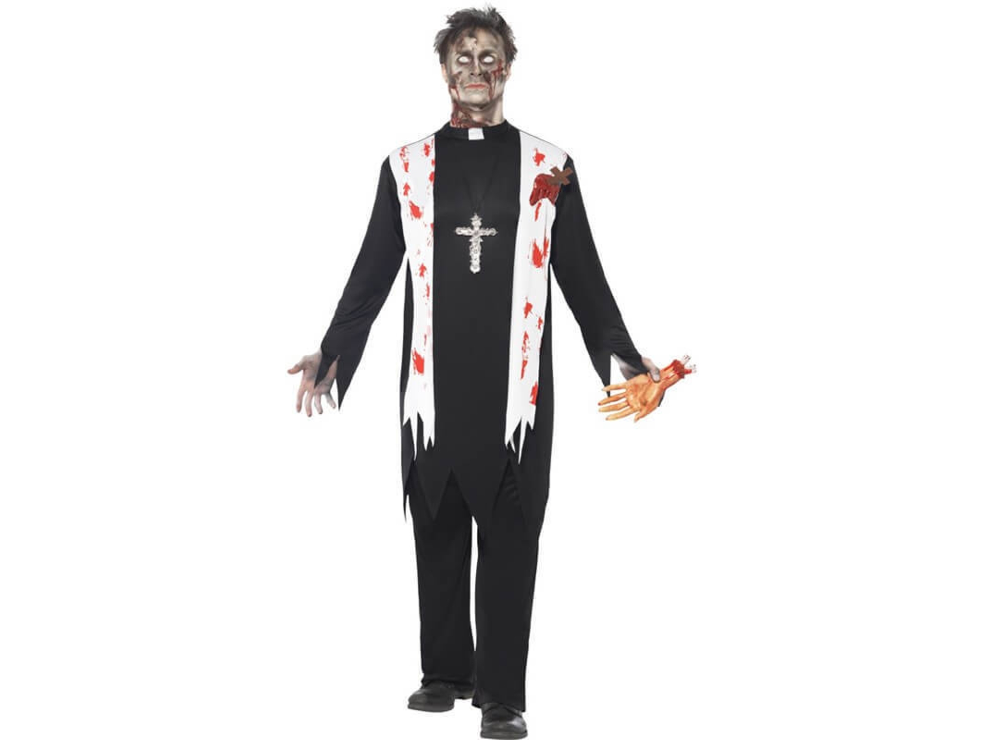 Disfraz de Hombre DISFRAZZES Cura Zombie (Talla: M)