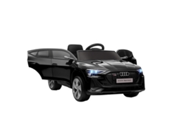 Coche Eléctrico Infantil Audi E-tron De 12 V Con Mando A Distancia, Faros Y Música, Color Negro.