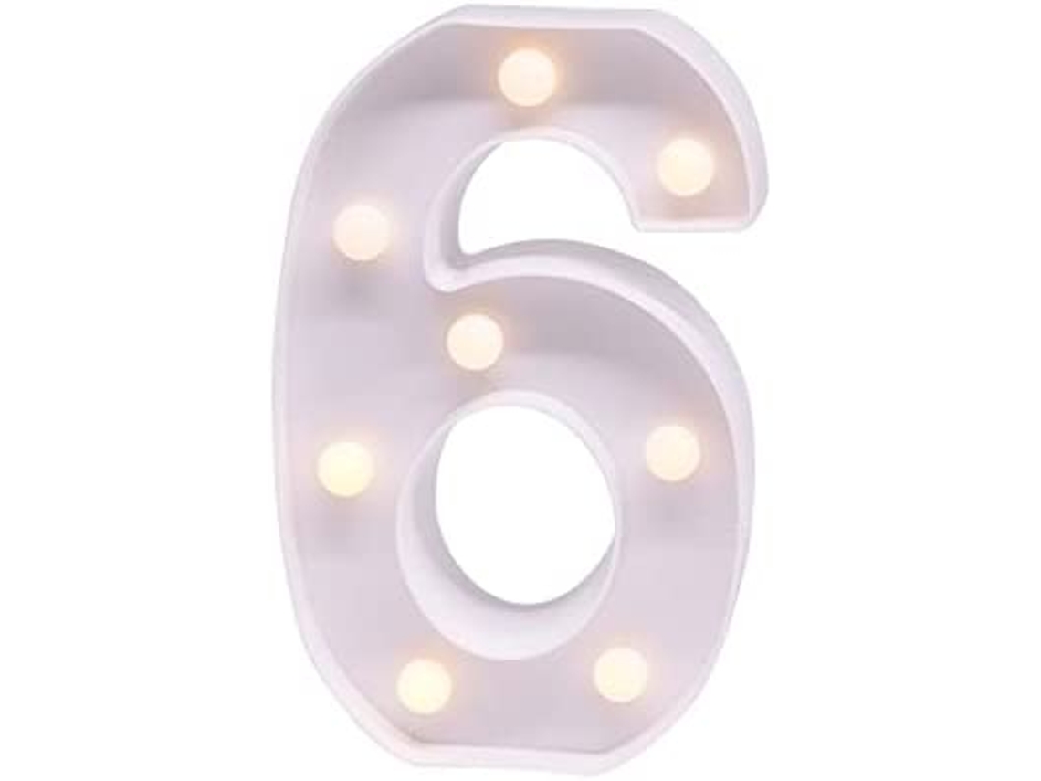 Letras com Luzes Led para Decoração de Interiores 6