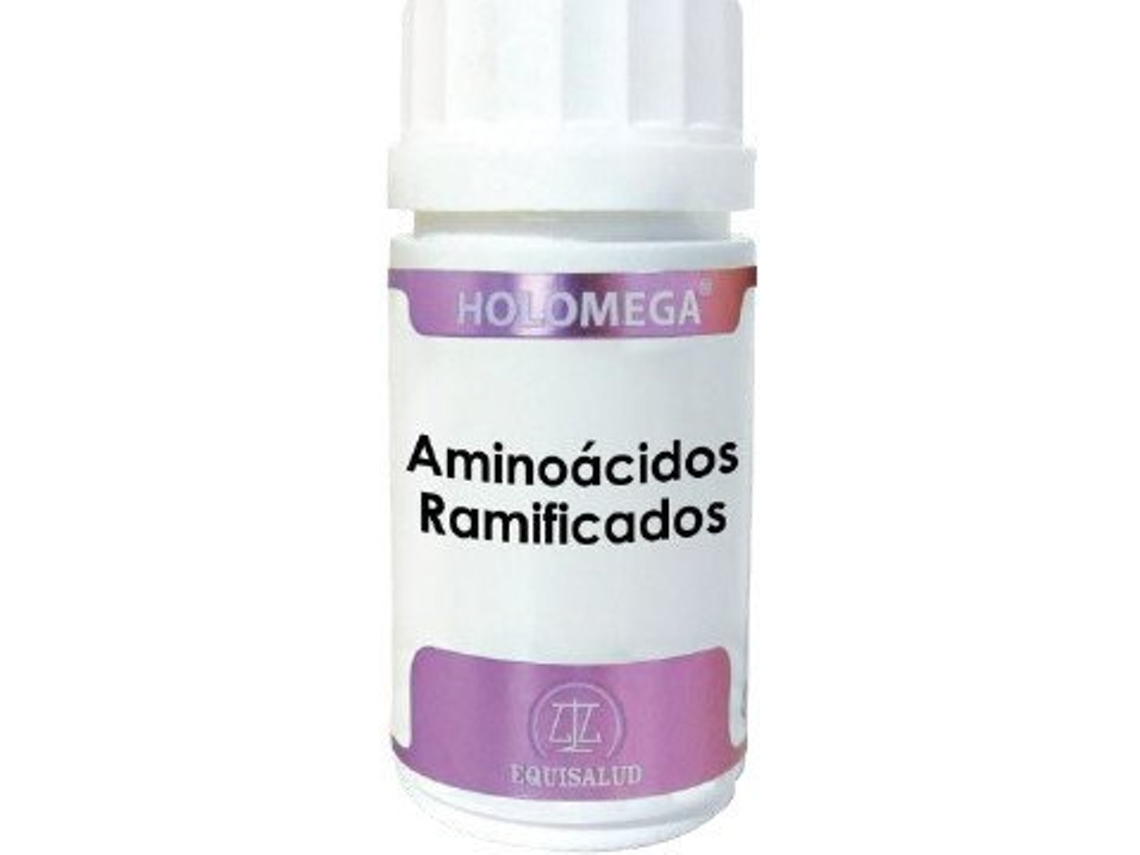 Complemento Alimentar EQUISALUD Holomega Aminoacidos Ramificados 50 Cápsulas