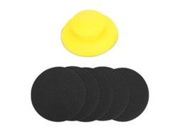 Bloque De Lijado Manual De 5 Pulgadas Con Velcro Y 5 Discos De Lijado De Grano 10000.