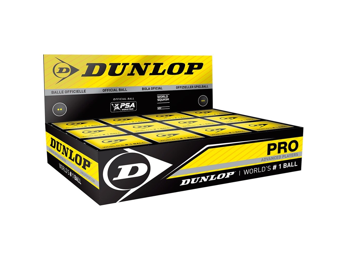 Bola Tenis DUNLOP Pro (Amarillo)