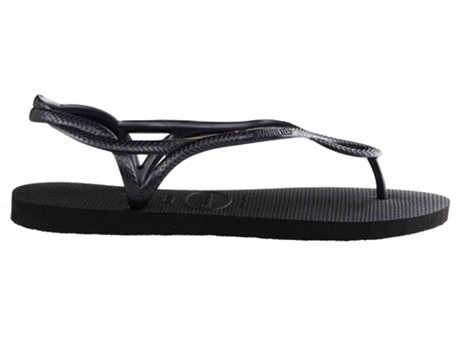 Sandalias de Niños HAVAIANAS Freedom Goma (33-34 - Negro)