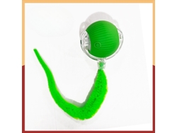Brinquedo Interativo Bola Elétrica 360°,rola Rápido, Automático Para Gatos Indoor Verde Hexinyigjly