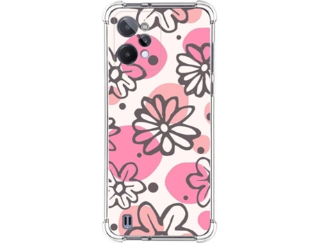 Carcasa para Realme C31 TUMUNDOSMARTPHONE Dibujos Antigolpes Flores 09 Multicolor