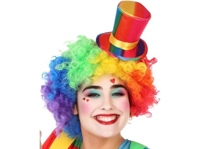 Sombrero DISFRAZZES Mini De Payaso Multicolor (Talla: Talla Universal)
