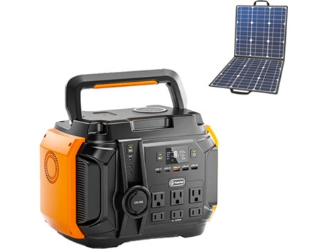 Power Bank FLASHFISH A601 600W 540Wh 150000Mah+FLASHFISH Sp50W Panel Solar